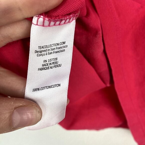 Tea Collection Rosemarkie Graphic Dress Pink Deer 4 - Picture 6 of 8